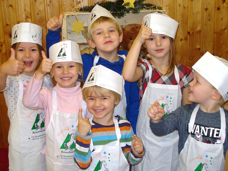 Top motiviert sind die Bäcker vom Kindergarten Ragnitz.