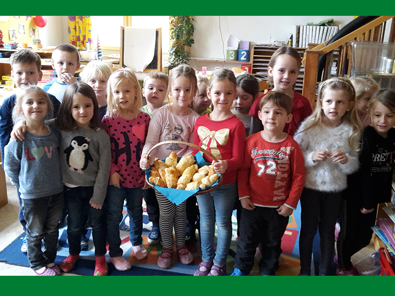 Leckere Weckerl wurden im Kindergarten St. Anna am Aigen zubereitet.