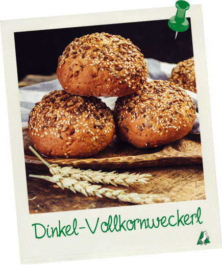 Dinkel-Vollkornweckerl